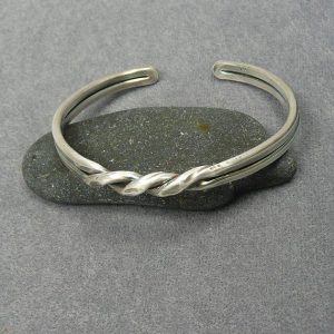 Twist Harmony Sterling Silver Cuff Bracelet